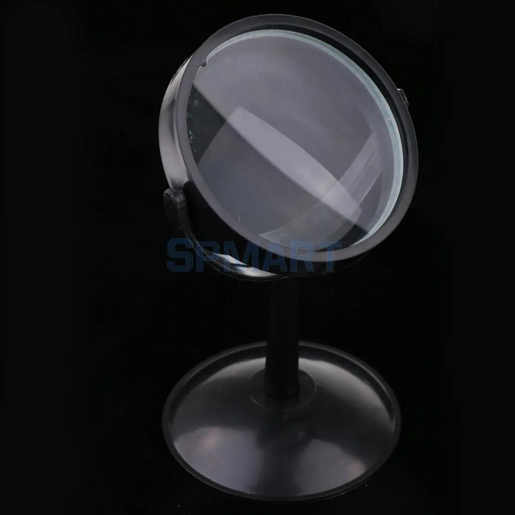 10cm Optical Focal Concave Lens Mirror with Stand Set for Lab Physical Teaching Experiment Tool Science Toy