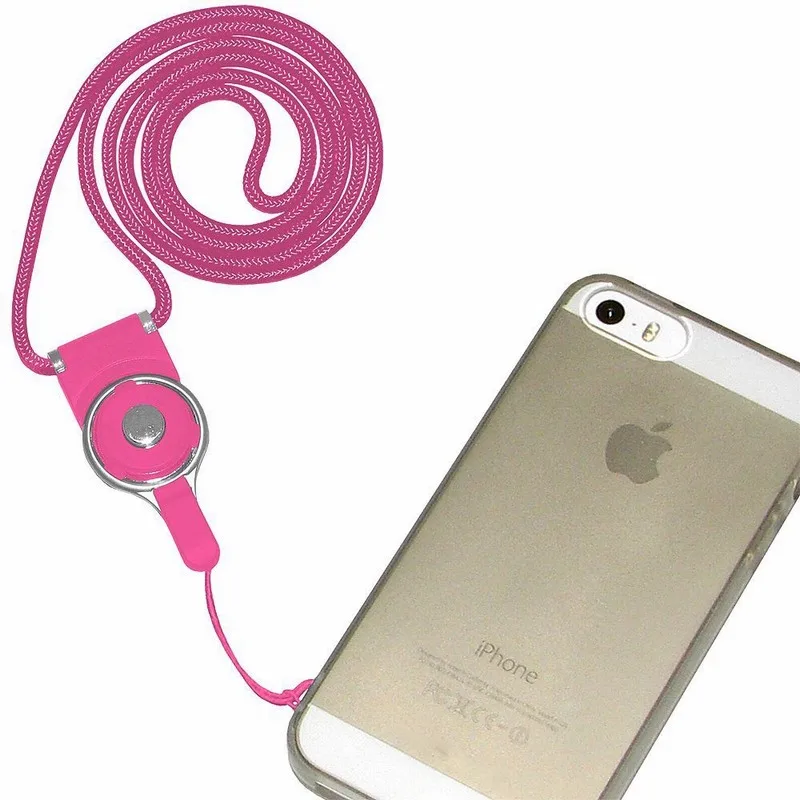 Съемный ремешок для телефона Portefeuille черный синий зеленый розовый iPhone|lanyard