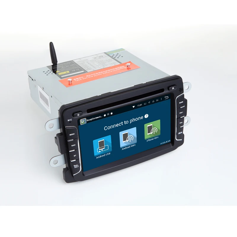 Sale HIFIF Android 8.0 8 Core 4GB+32GB GPS Navigator Radio For Dacia Renault Duster Logan Sandero Car DVD Central Cassette Player 4