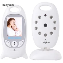 Babykam Doppler фетальный видео няня монитор vb602 английское меню 2,0 дюймов ЖК-монитор температуры колыбельные ИК ночного видения Домофон