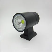 Светодиодный настенный светильник с одной головкой 10 Вт COB Наружное освещение AC85-260V теплый белый и холодный белый