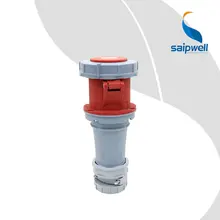 Лидер продаж ip67 Панель настенный Электрический Водонепроницаемый гнездового разъема промышленный СОЕДИНИТЕЛЬ 4 P 63A SP-1117