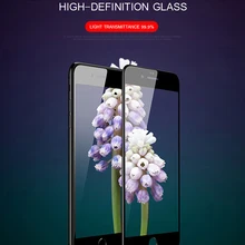 

Protective Glass on the For iPhone 7 7Plus Tempered Screen Protector 5D for iphone xs max glass HD Edge for iphone se glass