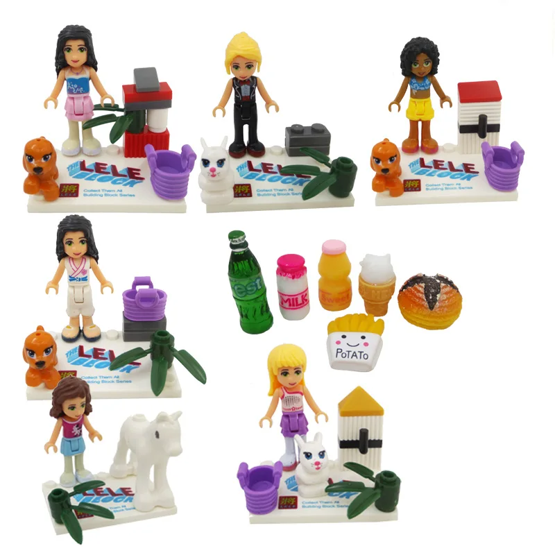 

Building Blocks Princess Friends Emna Blocks Model Friends Figures Series toys for children Toys Compatible Legoings