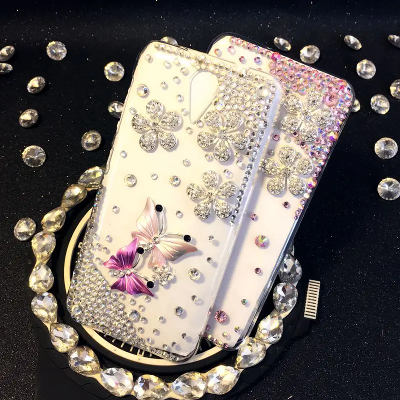 

For Sony Xperia L1 L2 X XA XA1 XA2 Ultra XZ XZS XZ1 XZ2 Compact Plus Premium Performance Rhinestone Case Butterfly Diamond