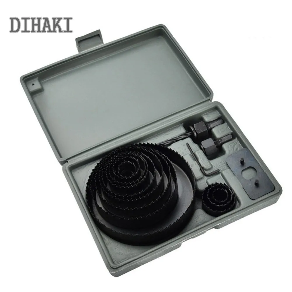 

16pcs/set Hole Saw Cutting Set Kit Drilling Tool Wood Metal Cutter high quality Mandrels Saws Core Drill Bits Woodworking