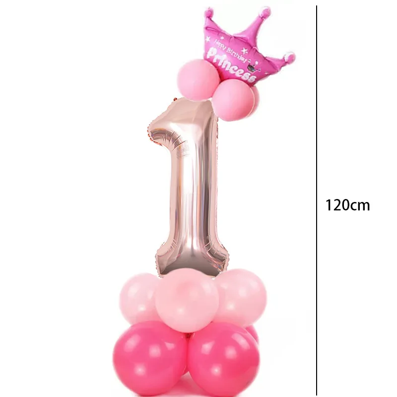 15 шт./лот, фольгированные шары с цифрами, воздушные шары для дня рождения, Детские воздушные шары для дня рождения, праздничные вечерние украшения