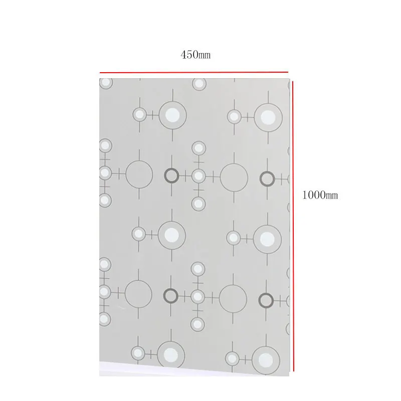 1 шт. 45X100 см самоклеящаяся пленка, водонепроницаемая пленка для окна, стикер, ПВХ матовое стекло, непрозрачный для ванной комнаты, декор для гостиной