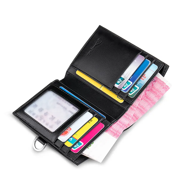 

Wallet Men 100% wallet Leather Wallet Men Small Walet Portomonee Male Cuzdan Short Coin Purse PORTFOLIO Card Holder Wallet