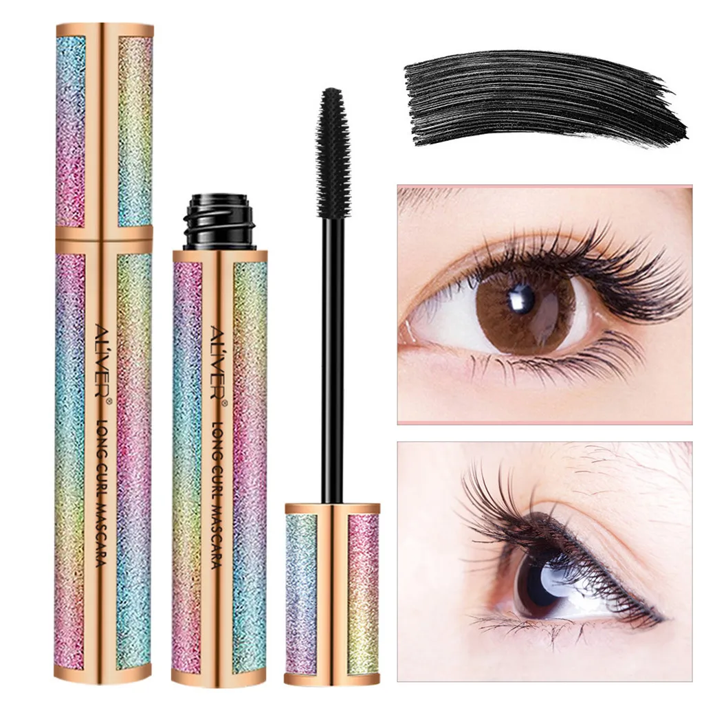 

3D Fiber Mascara Long Black Lash Eyelash Extension Waterproof Eye Makeup Extension Eyelash 3D Silk fiber Eye Lashes Extension