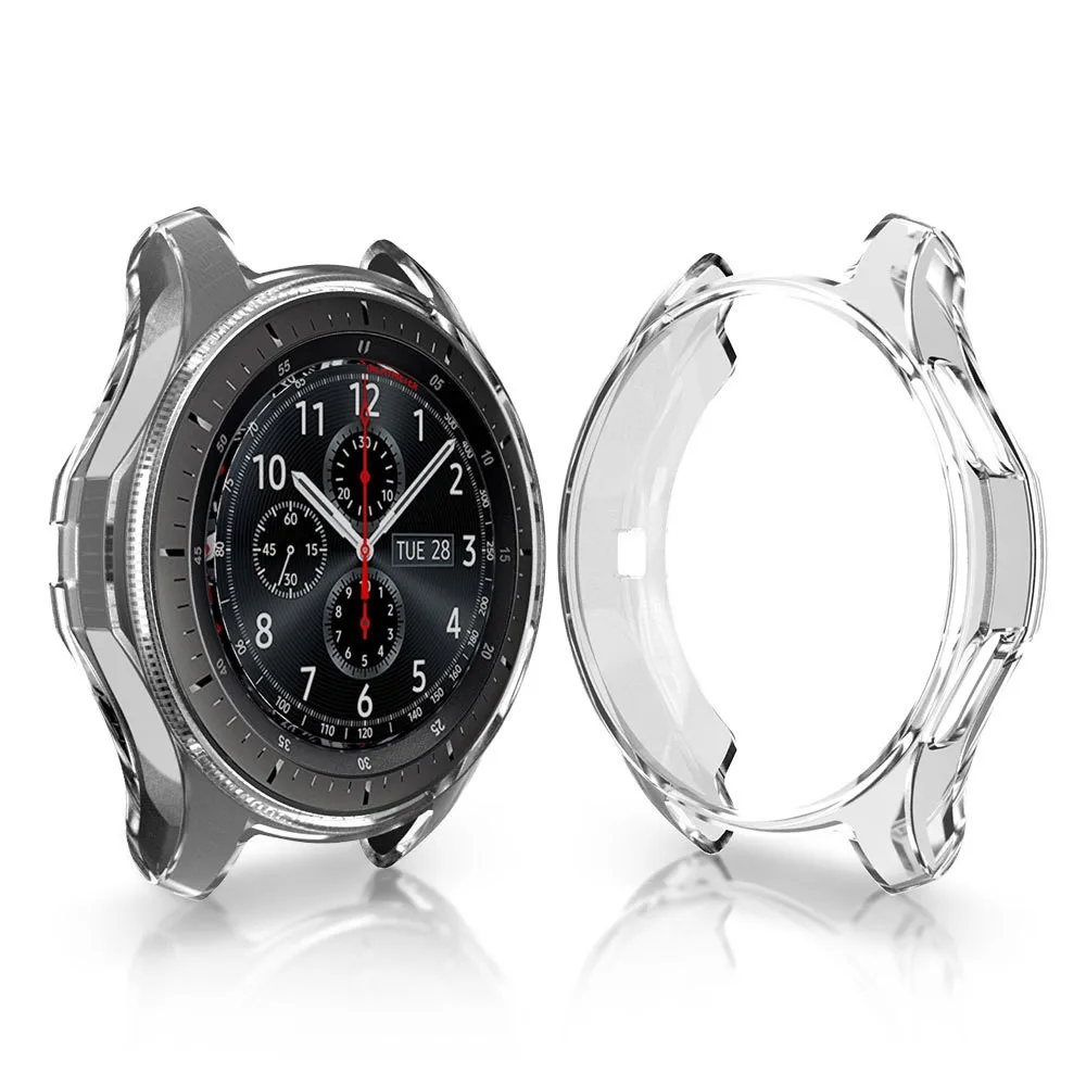 Чехол gear S3 frontier для samsung Galaxy watch 46 мм 42 мм чехол с гальваническим покрытием gear s3 classic gear спортивный защитный чехол