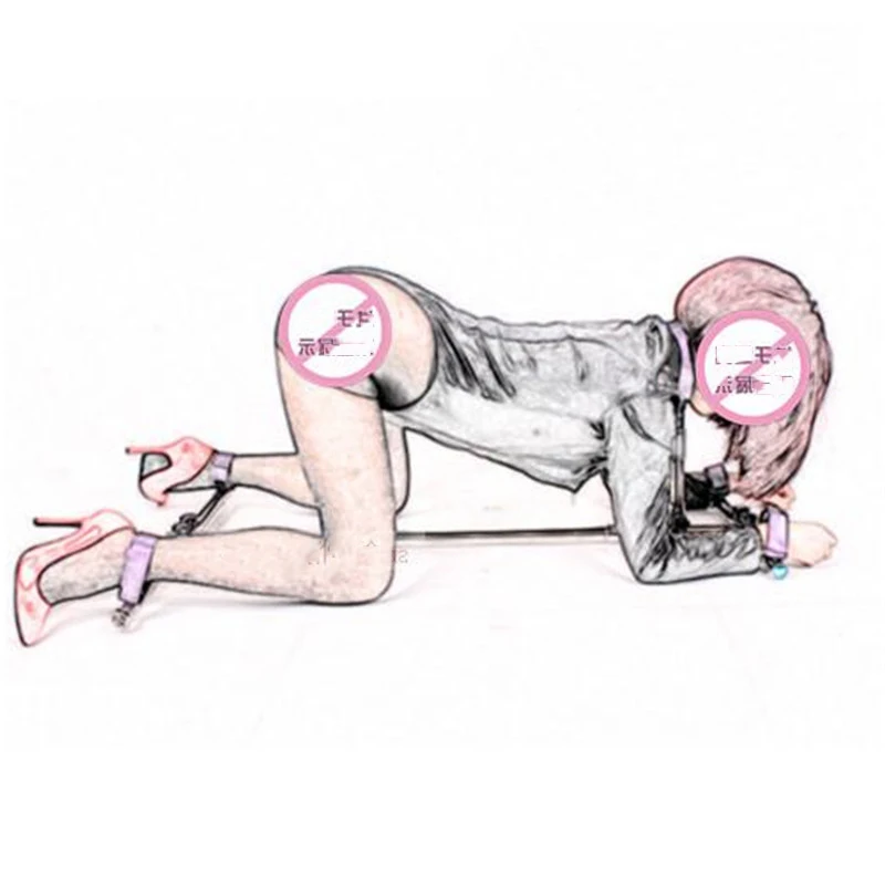 

Chastity Locks Post entry rack compulsory binding handcuffs feet handcuffs collar men and women Virgin lock