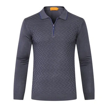 

Billionaire sweater wool fashion men's launching comfort zipper collar geometry pattern fitness gentleman free shipping