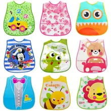 Детские Водонепроницаемые нагрудники из материала EVA для кормления младенцев и новорожденных; Милые тканевые полотенца для кормления с героями мультфильмов; Детские фартуки; аксессуары для кормления детей