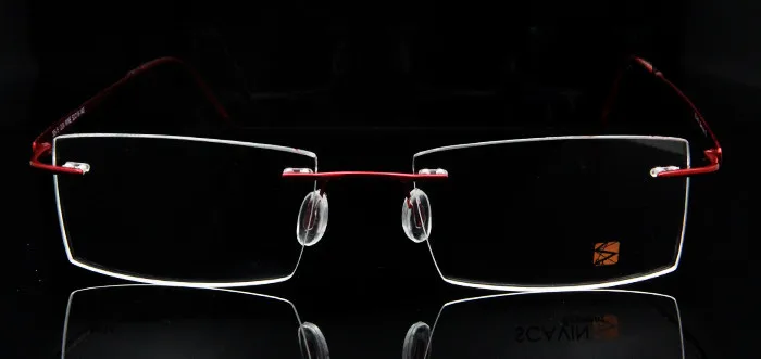 Sorbern Brand Men's Rimless Eyeglasses Pure Titanium Glasses Frame for Men Ultralight Memory Prescription Glasses oculos de grau