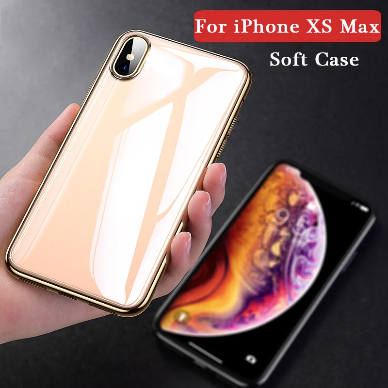 

Transparent Clear Case For iPhone 6 6S 7 8 Plus X SE 5 5S XR XS Max XR Soft TPU Silicone Cover Thin Shockproof Phone Shells Case