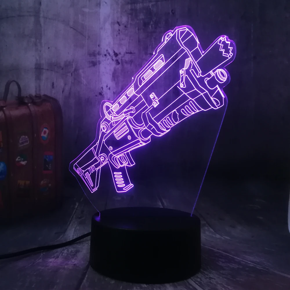 Новинка крутая игра Королевская битва Shot9un PUBG TPS светодиодный ночсветильник