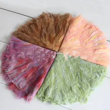 Шерсть пух украшение для корзин радуга цвет море, весна, осень шерстяная корзина наполнитель, Новорожденный Фотография реквизит Набор