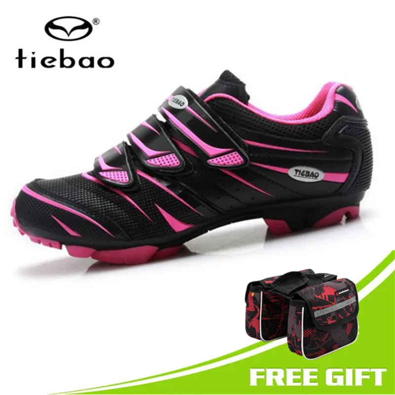 

TIEBAO Professional Women 2018 MTB Cycling Shoes Wear-resistant Mountain Bike Shoes All Season Bicycle Shoes Zapatos de ciclismo