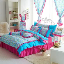 HOT! 100% cotton bedding set,Home Textile Full/Queen/King size bed sheet,bedclothes,duvet cover flat sheet pillowcases