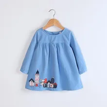 2017 Children Europe Style Corduroy Girls Autumn Dresses Brand Quality Korean Kids Clothes Toddler Girl Dresses