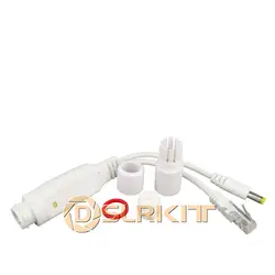 DSLRKIT DC18V-60V to 12V Buck converter Passive PoE Splitter Cable Power Over Ethernet