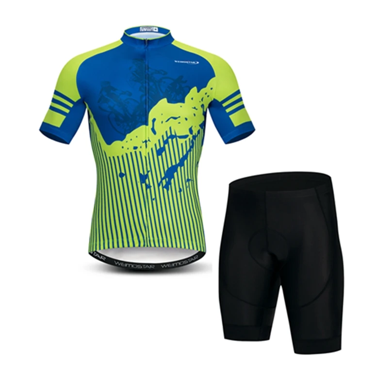 Weimostar велосипедная одежда дышащий Pro Team Ropa Ciclismo велосипедная одежда с коротким рукавом MTB Мужская одежда для велосепидистов Велоспорт Комплект