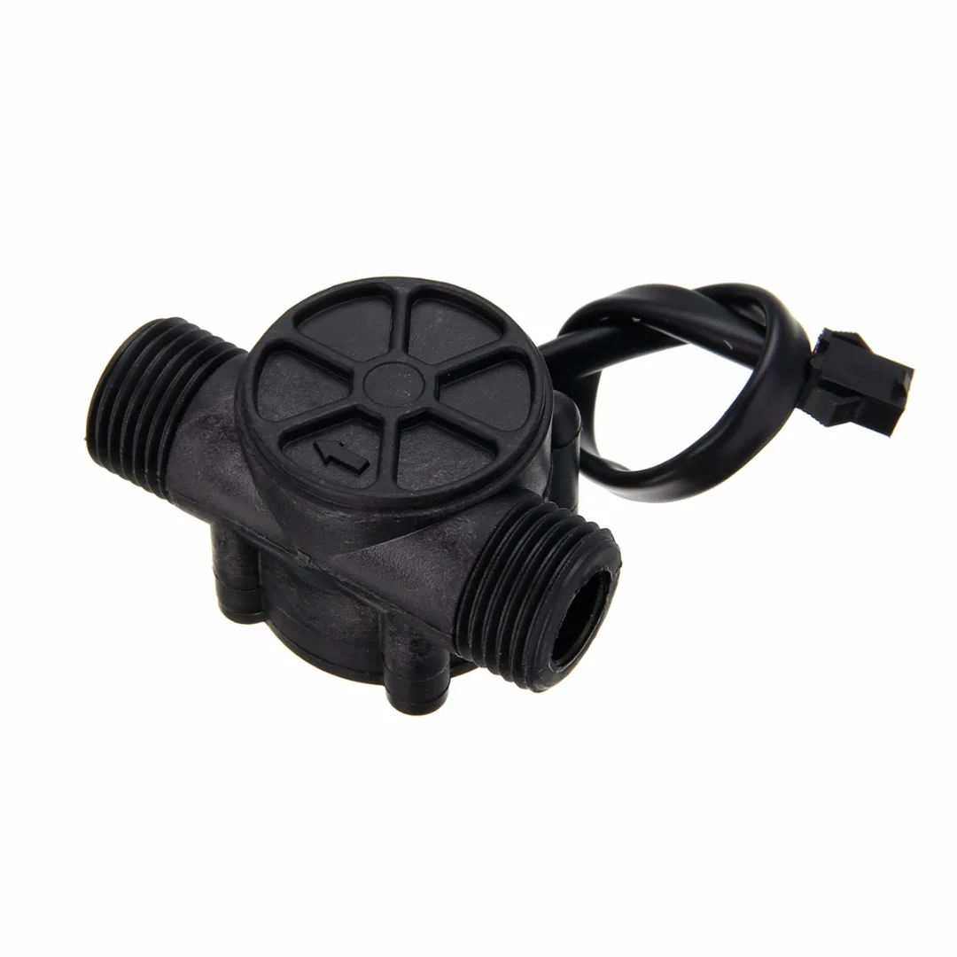 1pc 1/2'' Hall Water Flow Sensor Control Effect Flowmeter Flow Mesuring Tool 1-30L/min For Arduino