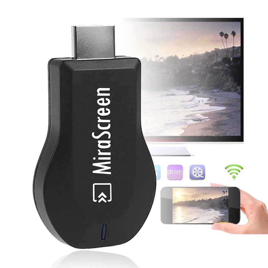 2017 Original 1080P TV Stick Dongle of DLNA Airplay Miracast Wireless Display Receiver mirror video from