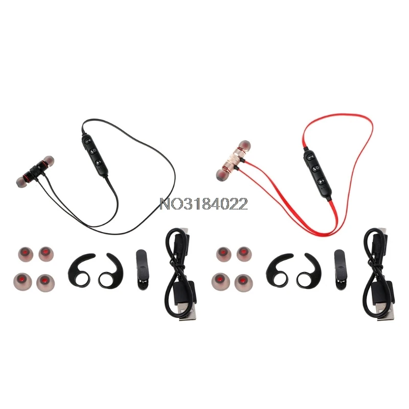 

Bluetooth Headset Wireless Magnetic Headphones With Mic For iPhone Android Phone