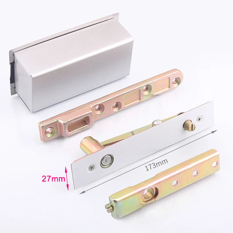 High Quality 1Set Heavy Duty Door Pivot Hinges 360 Degree Rotary Floor Spring Door Hinges Install Up and Down Load-bearing 400KG