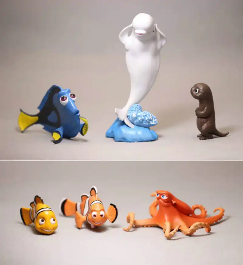 6 Pcs Set Pvc Model Aquarium Dekorasi Ikan Kartun Angka Finding Nemo Dory Clownfish Nemo Marlin Hank Bailey Mini Sebagai Hadiah Aliexpress