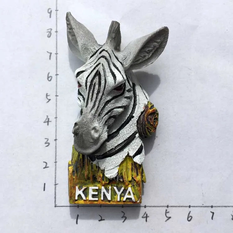 Kenya Creative Threedimensional Zebra Tour Souvenirs Stickers
