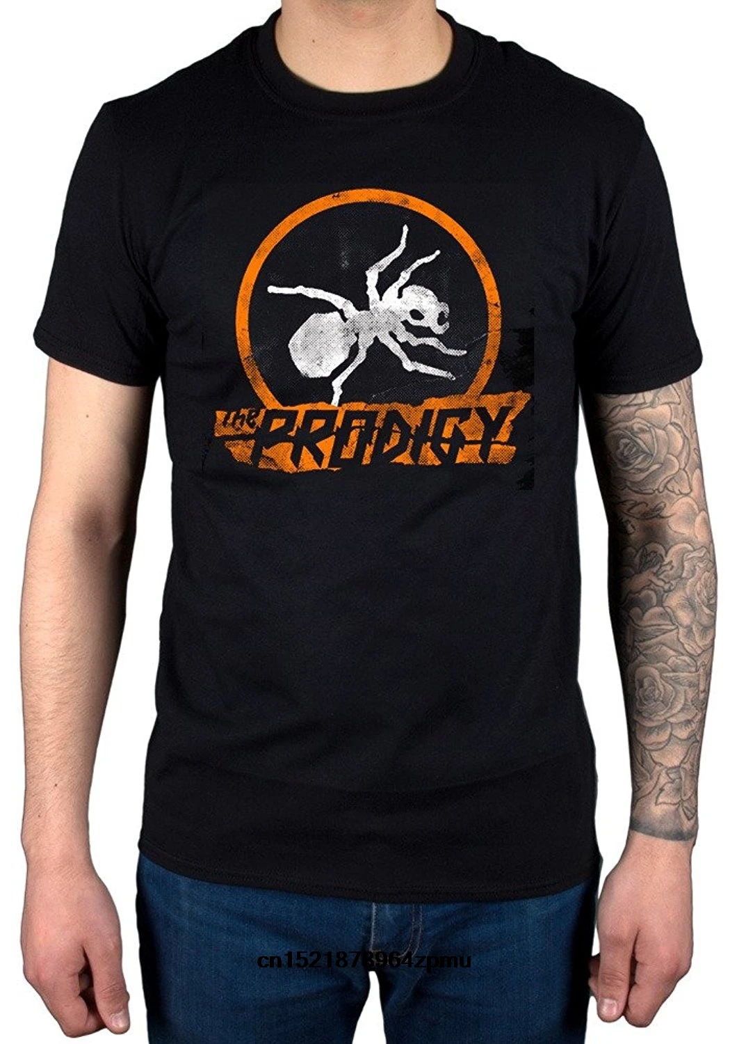 Мужская футболка The Prodigy Ant музыкальная группа электронная Альтернативная