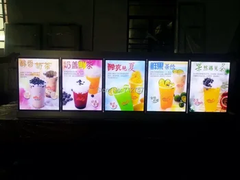 

Led Illuminated Menu Display Light Boxes/Restaurant LED Menu Boards
