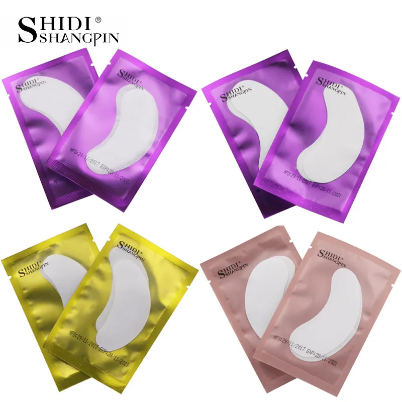 

LANJINGLIN 5/10 pairs profession eyelash extension Paper Patches Eyelash Under Eye Pads Lash Tips Sticker make up tools