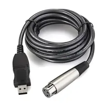 10 х USB мужчины к 3 Pin XLR Женский микрофон Микрофон Студия аудио кабель ссылка