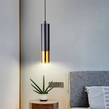 

Apextech LED Hanging Lamp Dining Room Pendant Light Minimalist Style Bedroom Living Room Restaurant Spotlights For Home Decor