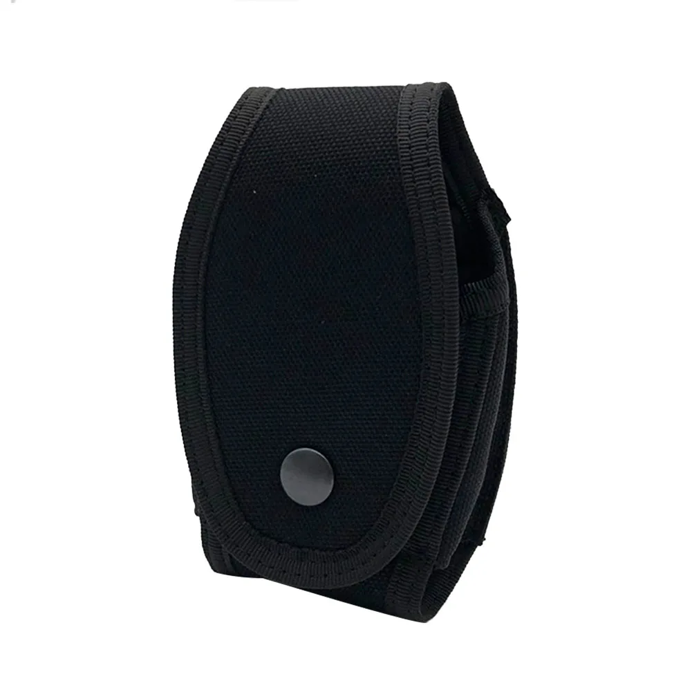 Wear Resistant Pouch Holster Lightweight Practical Waist Bag Portable Outdoor Nylon Sports Handcuff Holder Tactical Snap Button