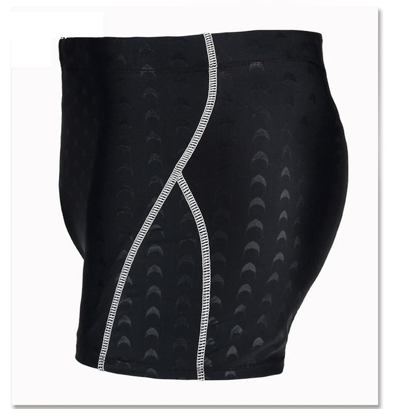 

Men's Professional Swimwear Shark Skin Racing Swim Trunks Quick Dry Bathing Flat Briefs Plus Competition waterproof Swim Suit