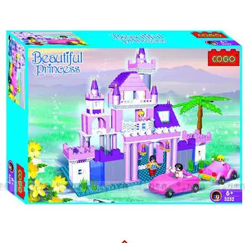 COGO Girl Series 3252 Princess Castle 422 pcs Building Block Sets Educational DIY Bricks Toys block-set : image COGO Girl Series 3252 Princess Castle 422 pcs Building Block Sets Educational DIY Bricks Toys block-set