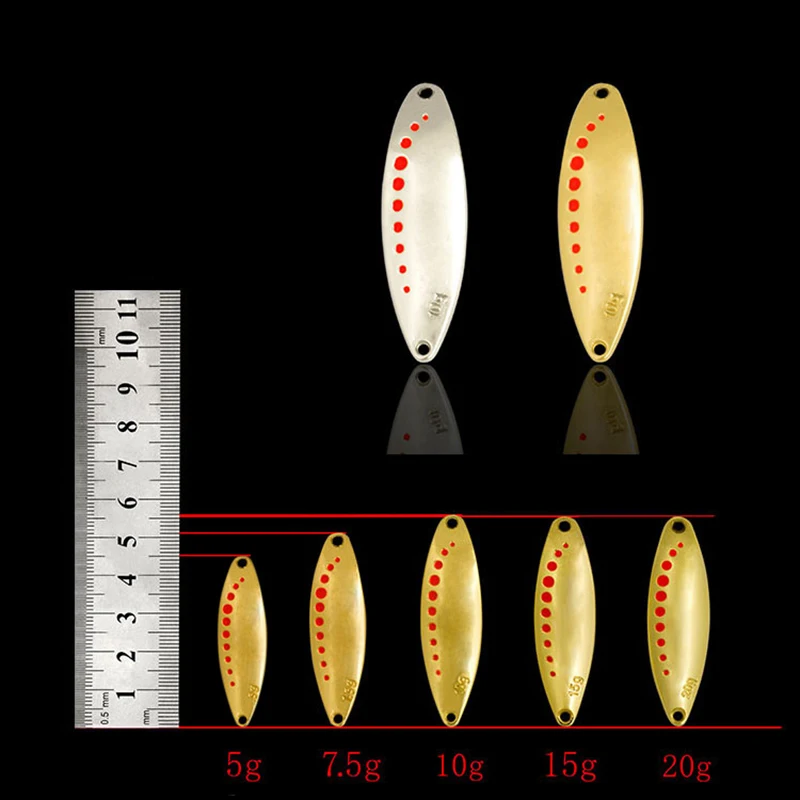 1 шт. рыболовные биати металлическая ложка приманка 5 г-20 г Металлические басовые приманки серебряная ложка рыболовная приманка крючок металлическая приманка Рыболовная Снасть инструмент