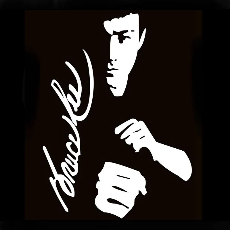 Bruce Lee Kongfu Lucu Stiker Mobil Motor Aksesoris Decals Mobil