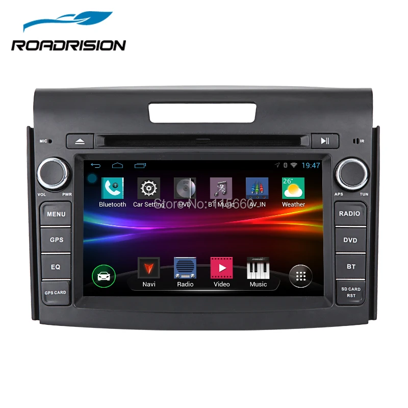 RoadRision четырехъядерный Android 6,0 Автомобильный CD dvd-плеер для Honda CRV CR-V 2012- WiFi gps Мультимедиа Навигация Стерео Авторадио