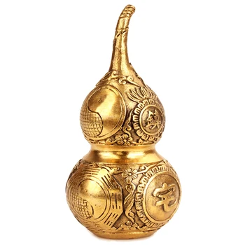 

the feng shui bagua brass ornaments copper gourd gourd Feng Shui decoration small gourd crafts ornament Home Furnishing