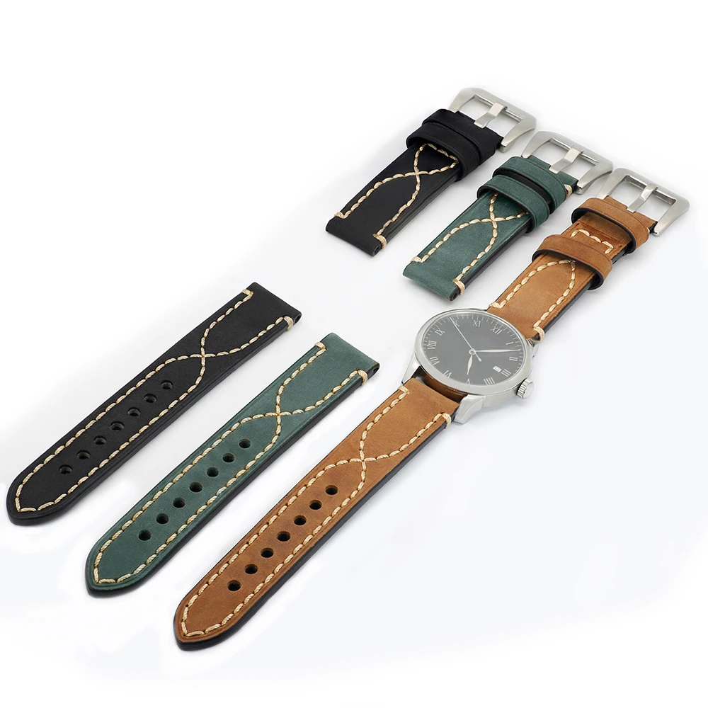 Наручные часы zlimsn аксессуары из натуральной кожи ремешок для часов Panerai наручных