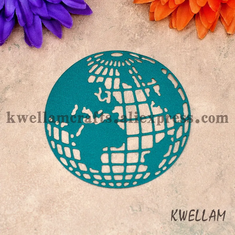 Earth Scrapbook DIY album Card Paper Maker Metal Die Cut Stencil Decoration Cutting Template KW710114 | Дом и сад