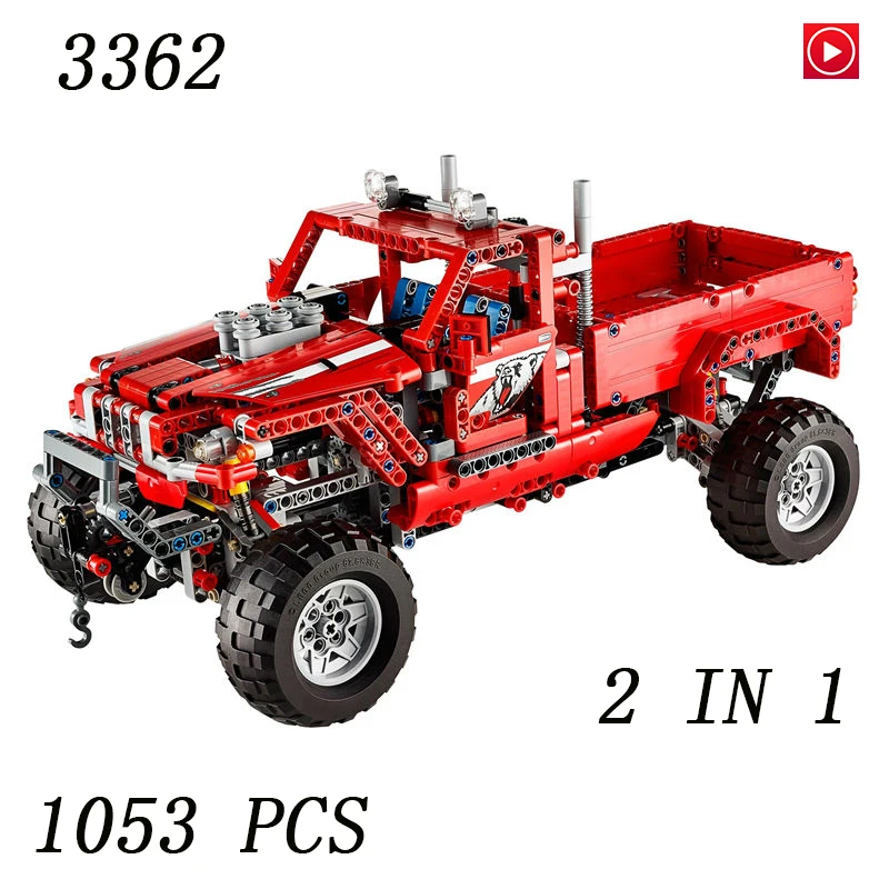 Legoed Technic vehicle Pickup car toy Building Blocks bricks Forest Skidder model Kits DIY bricks SUV legoingly educational toys