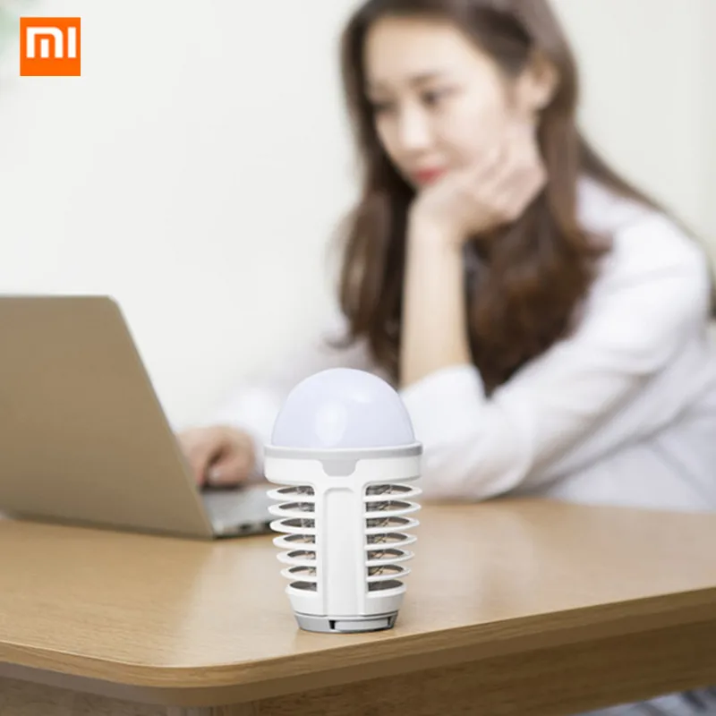 

Xiaomi DYT-90 LED Mosquito Killer Lamp Bulb Mosquito Dispeller Repeller Pest Trap Light 5W USB Rechargeable For Outdoor Camping