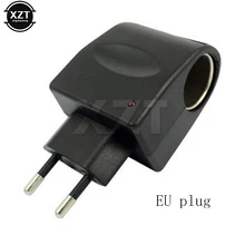 Por Wall Plug Car Adapter Lots Hot Car Cigarette Lighter Charger Wall Socket Plug Adapter Converter 220v Ac To 12v Dc Eu Us